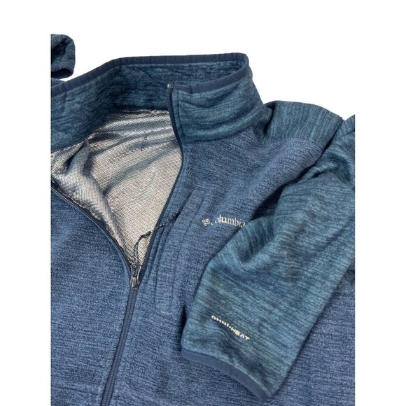 Columbia Sportswear Company Men's Blue Full Zipper Sweater - Picture 3 of 8